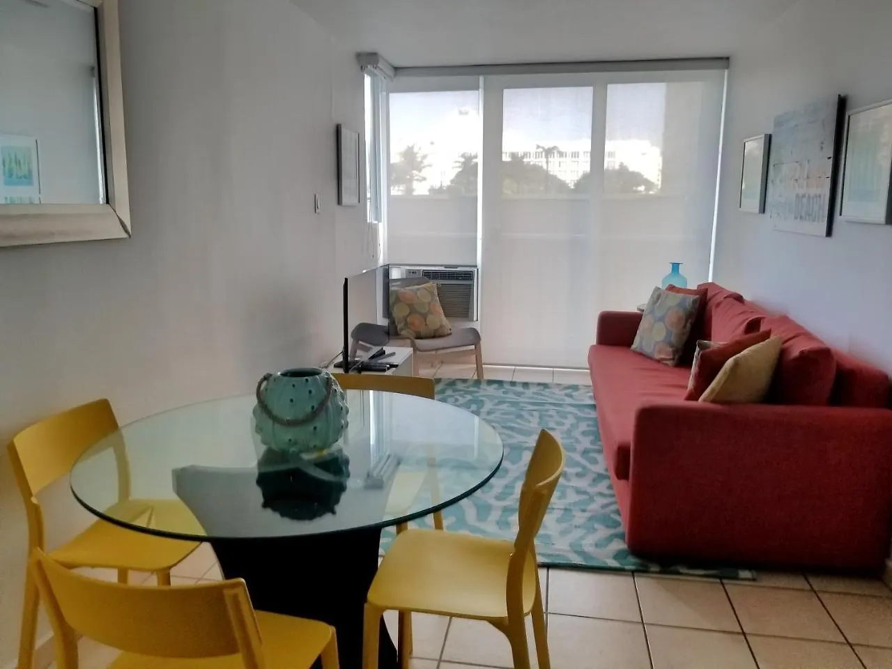 דירה סן חואן Beachfront Coral Beach Condo